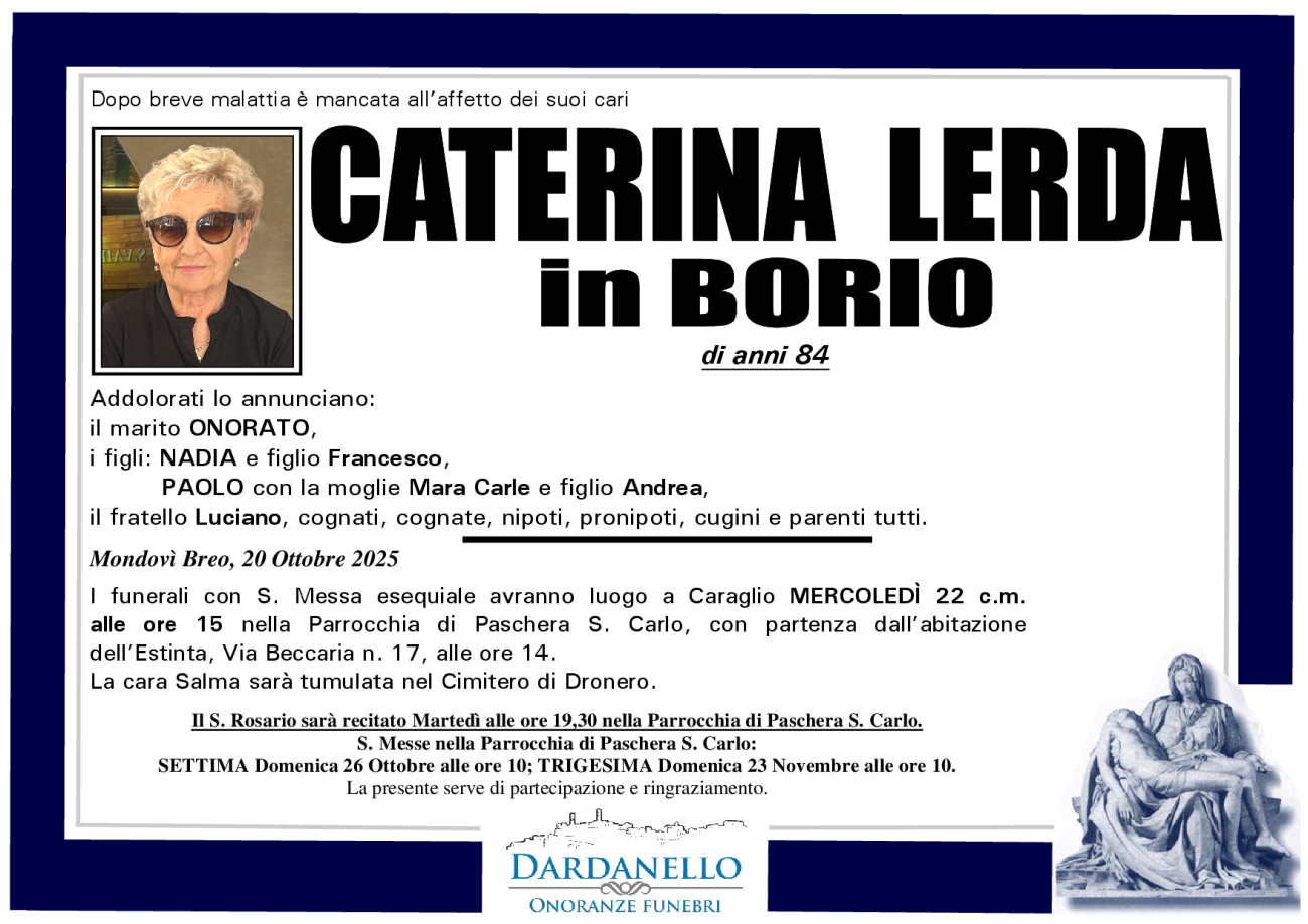 CATERINA LERDA in BORIO