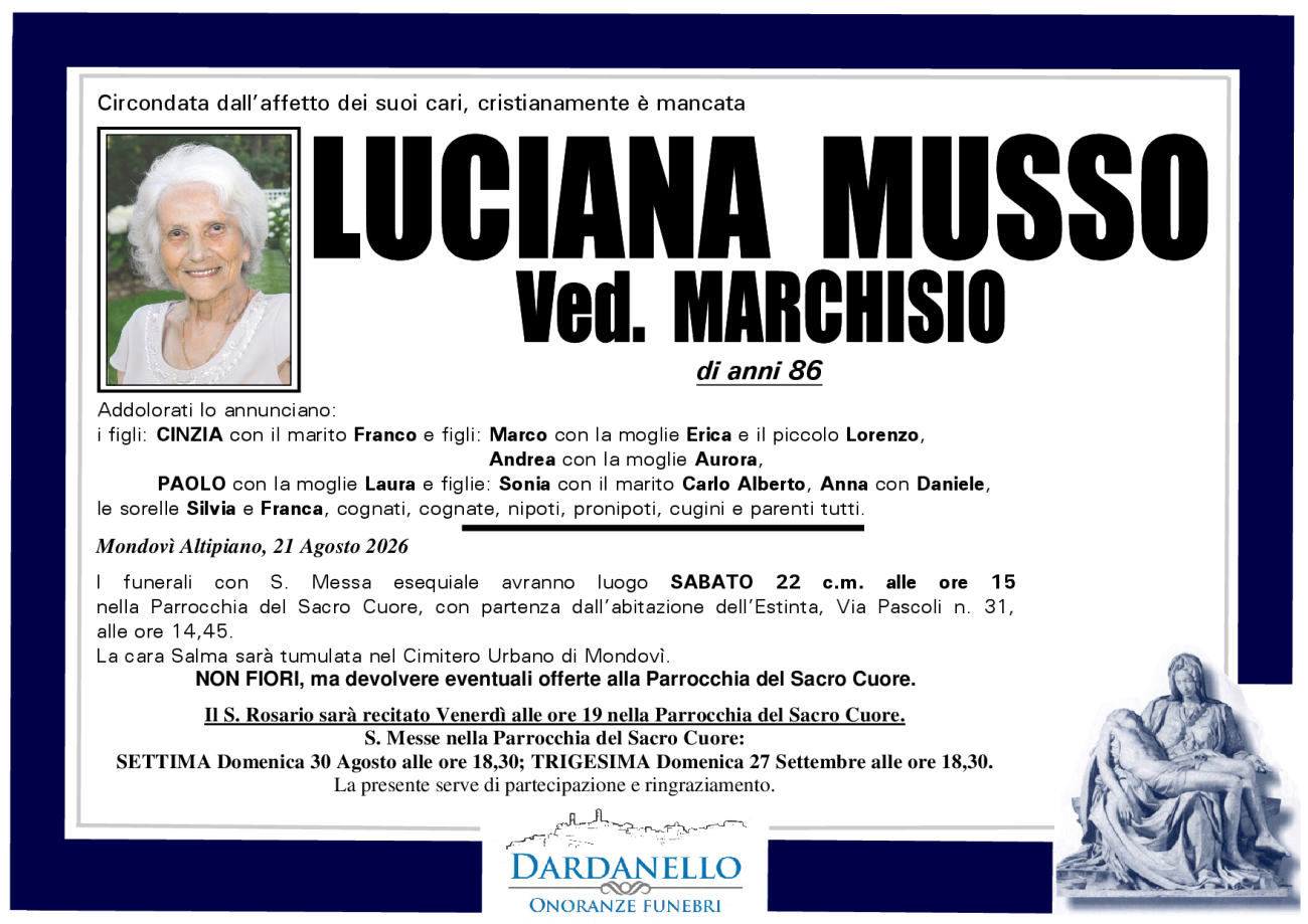 LUCIANA MUSSO Ved. MARCHISIO
