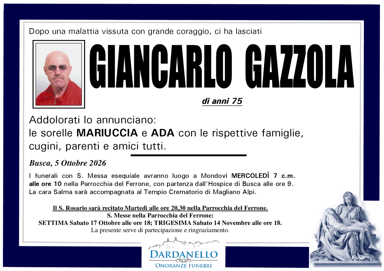 GIANCARLO GAZZOLA
