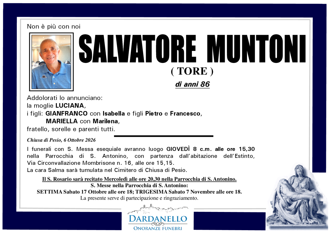 SALVATORE MUNTONI