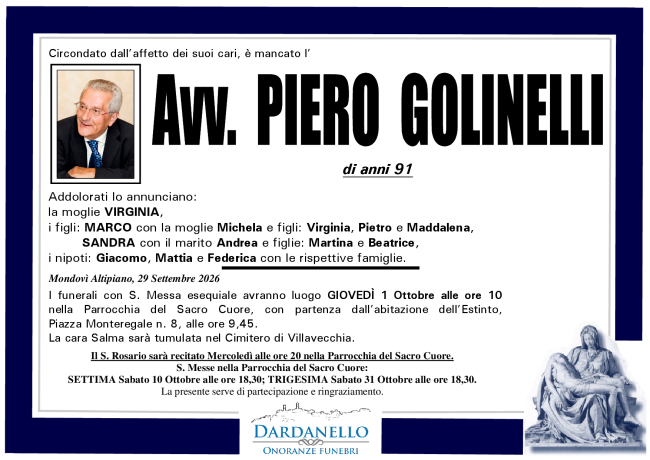 Avv. PIERO GOLINELLI
